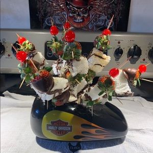 Harley-Davidson ceramic container